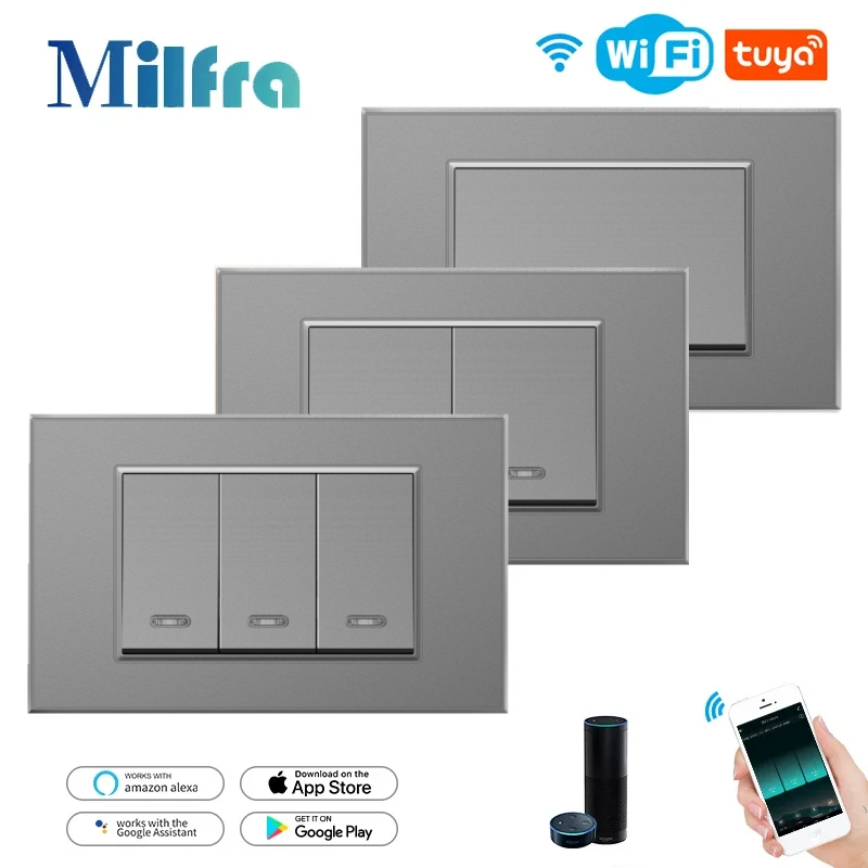 Smart Home Voice Assistant - Milfra Tuya Smart Wifi/Zigbee Switch Remote
