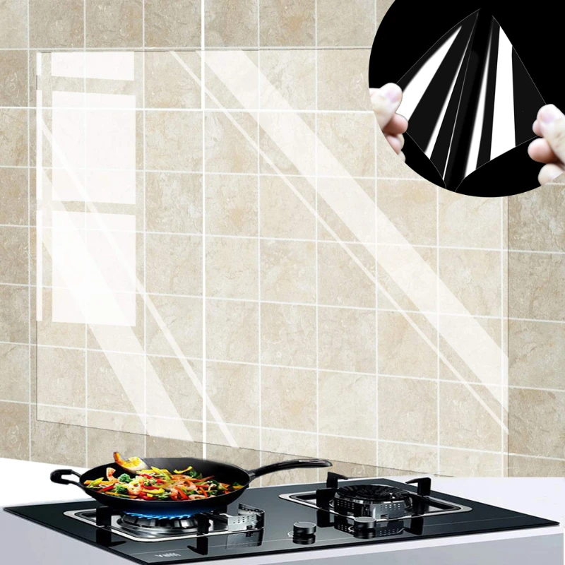 1Pc Kitchen Oil Proof Wall Sti - Smart Home Film ulasan dan harga