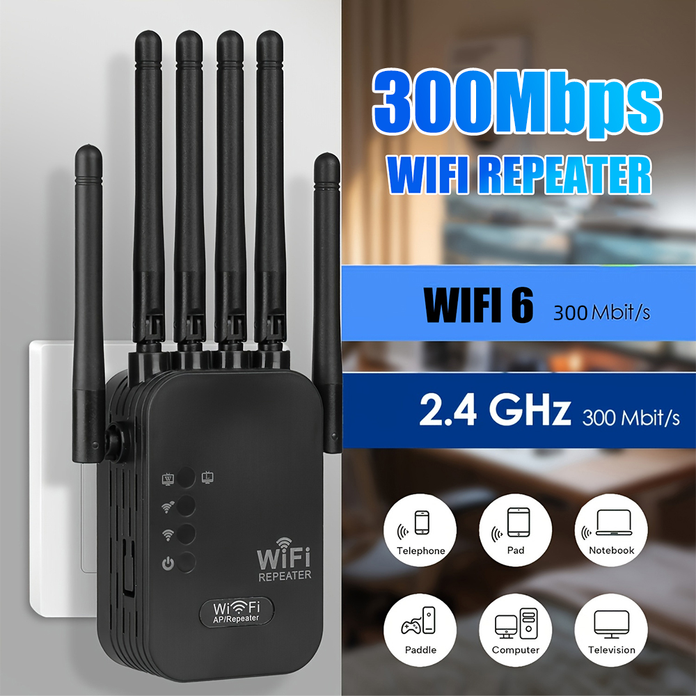 High Gain 300M WiFi Signal Boo - Smart Home Network ulasan dan harga