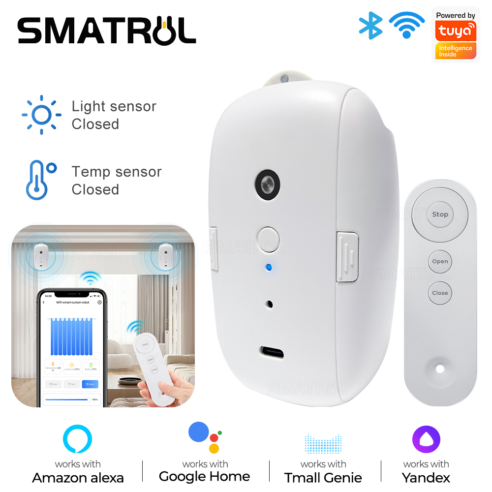 Tuya Smart Curtain Motor Bt Vo - Smart Curtain Robot ulasan dan harga