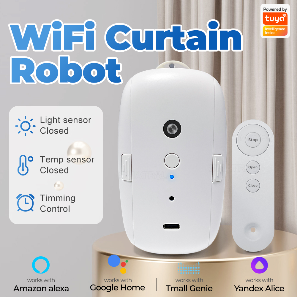 Tuya Smart Curtain Motor Bt Vo - Smart Curtain Robot ulasan dan harga