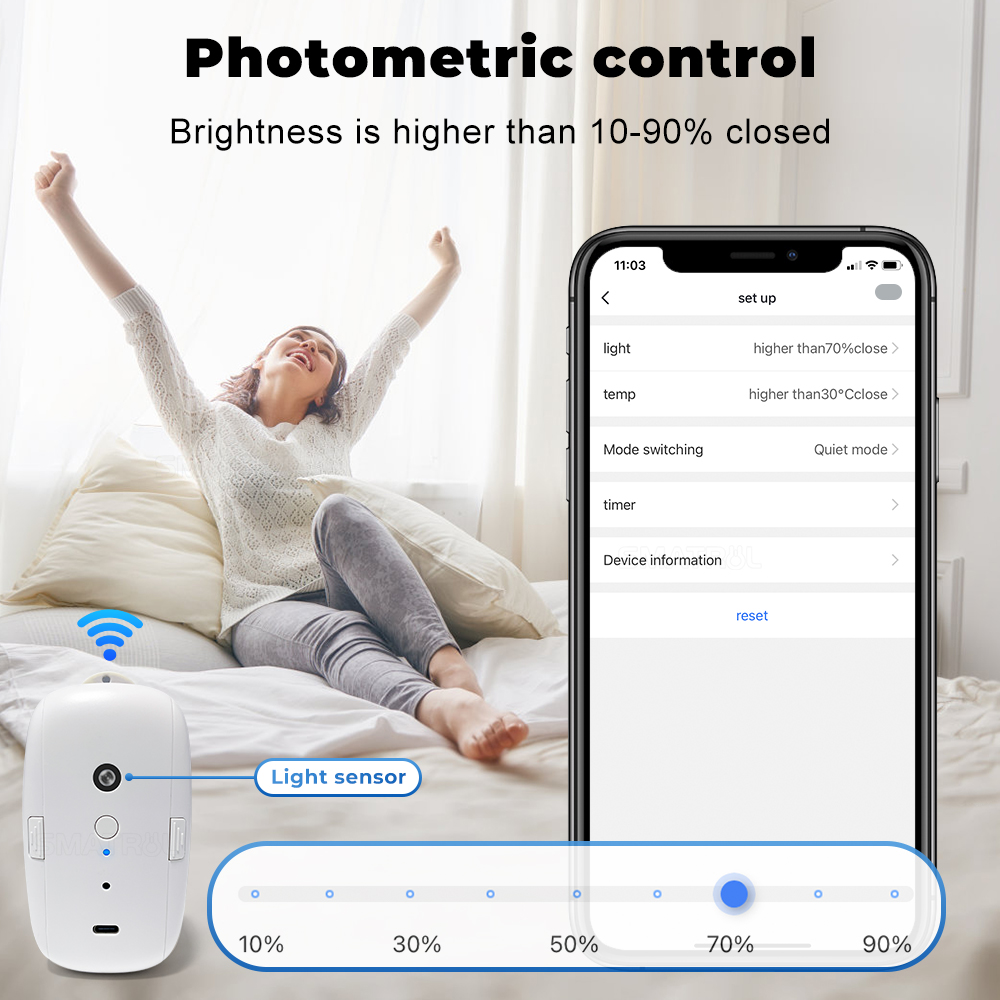 Tuya Smart Curtain Motor Bt Vo - Smart Curtain Robot ulasan dan harga