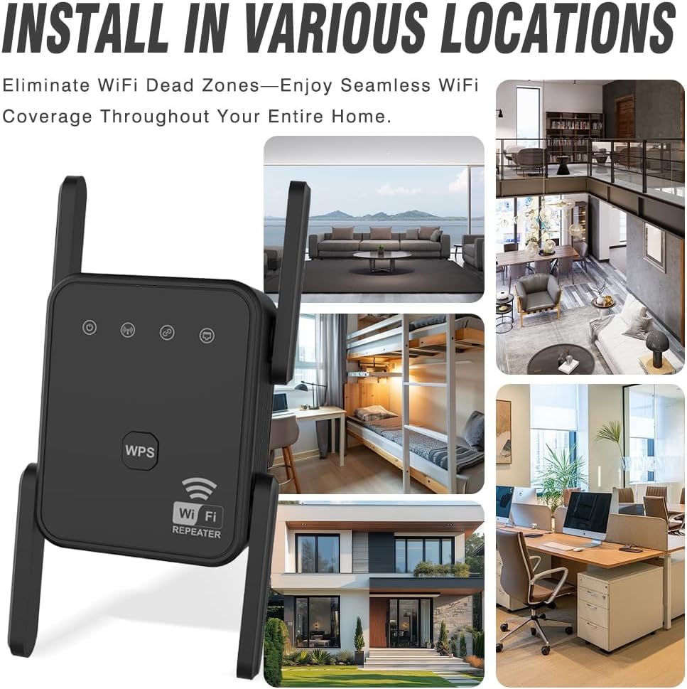 2026 New WiFi Repeater 300Mbps - Smart Home Network ulasan dan harga