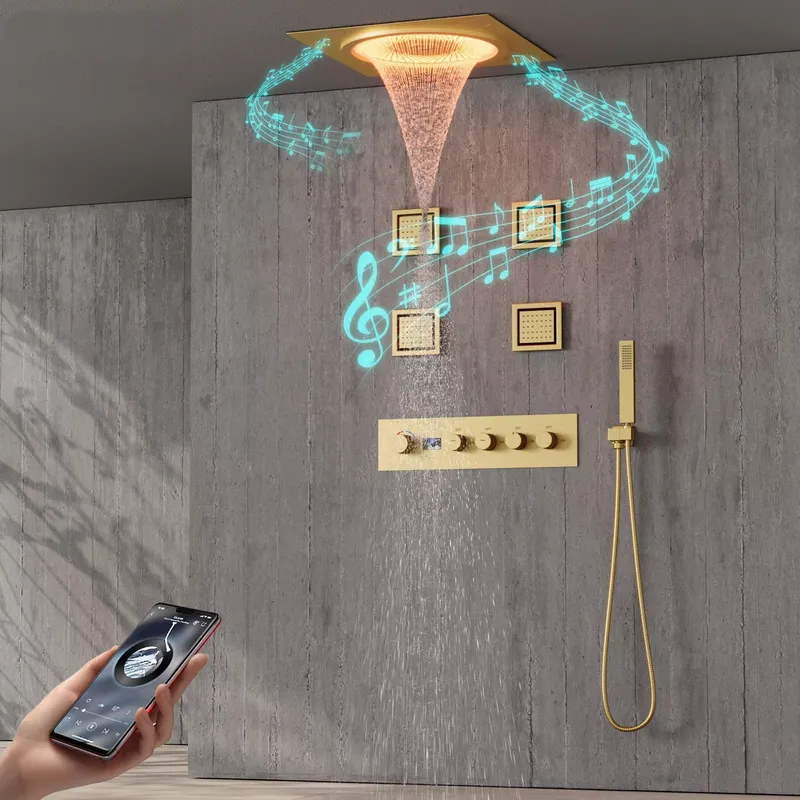 Smart LED Shower Set Bathroom  - Smart Home System ulasan dan harga