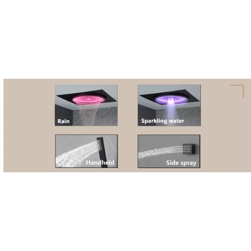 Smart LED Shower Set Bathroom  - Smart Home System ulasan dan harga