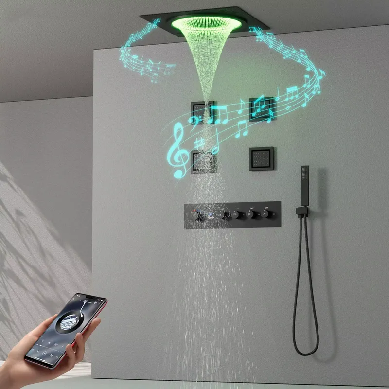 Smart LED Shower Set Bathroom  - Smart Home System ulasan dan harga