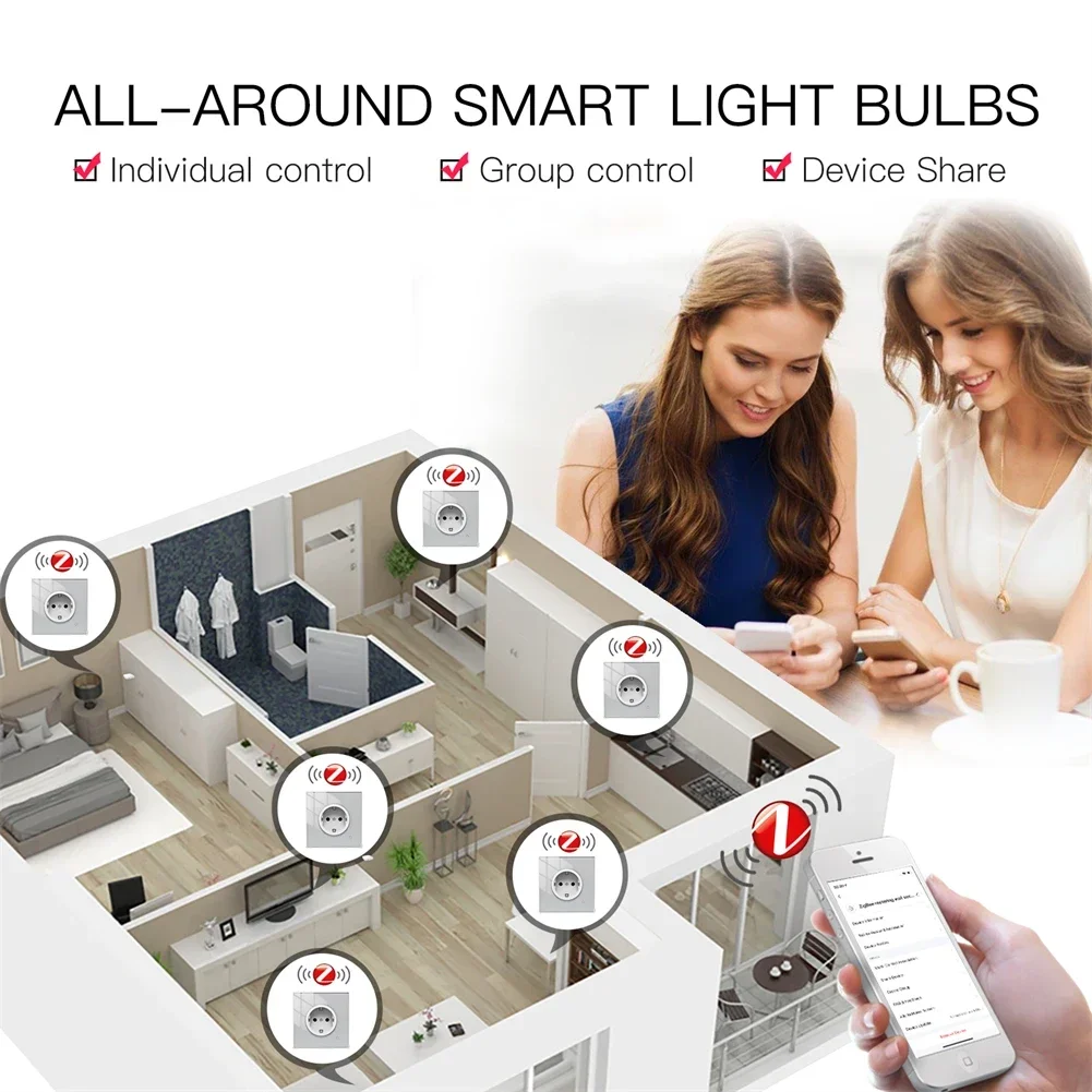 Moes ZigBee Wall Socket WIFI S - Smart Home Voice Assistant ulasan dan harga