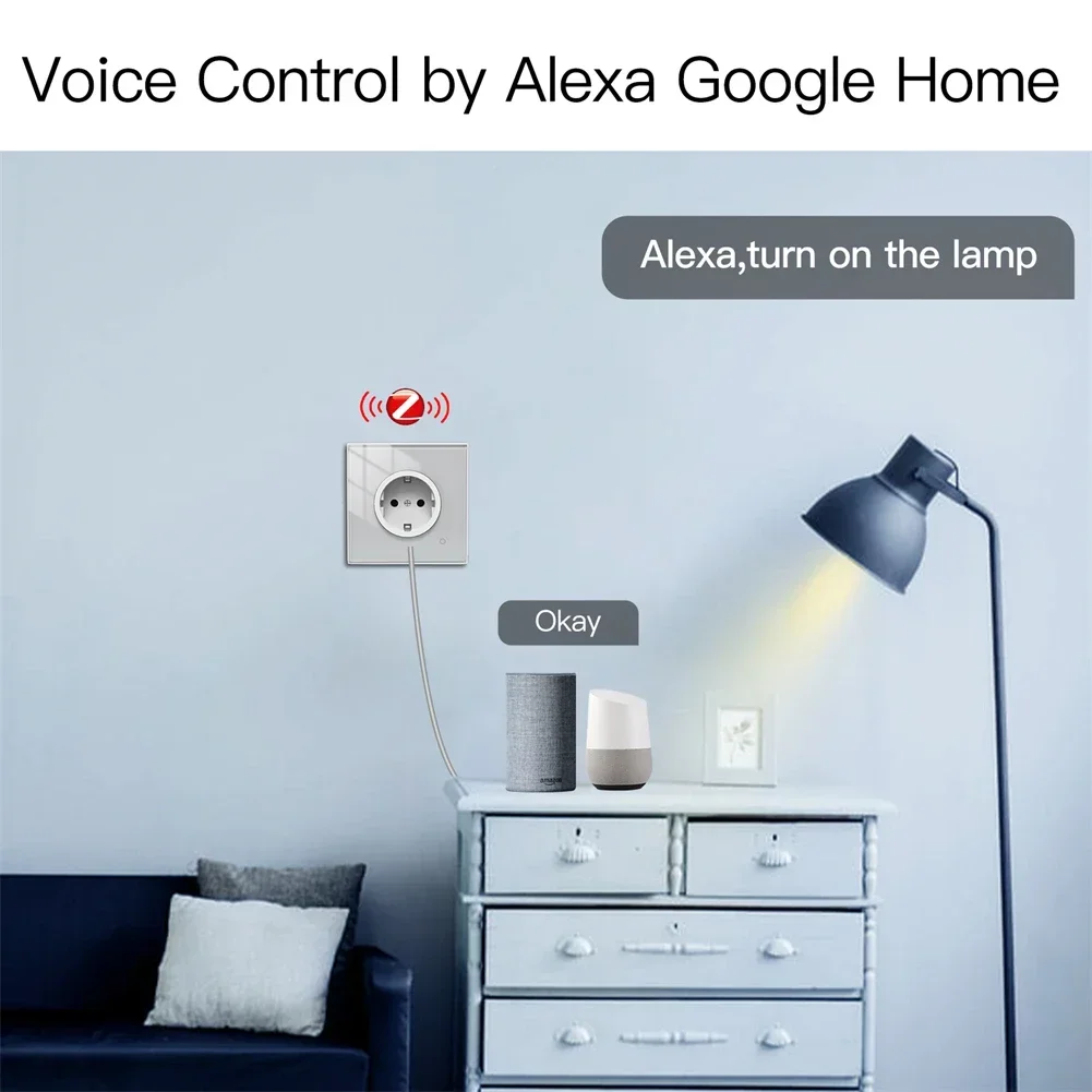 Moes ZigBee Wall Socket WIFI S - Smart Home Voice Assistant ulasan dan harga