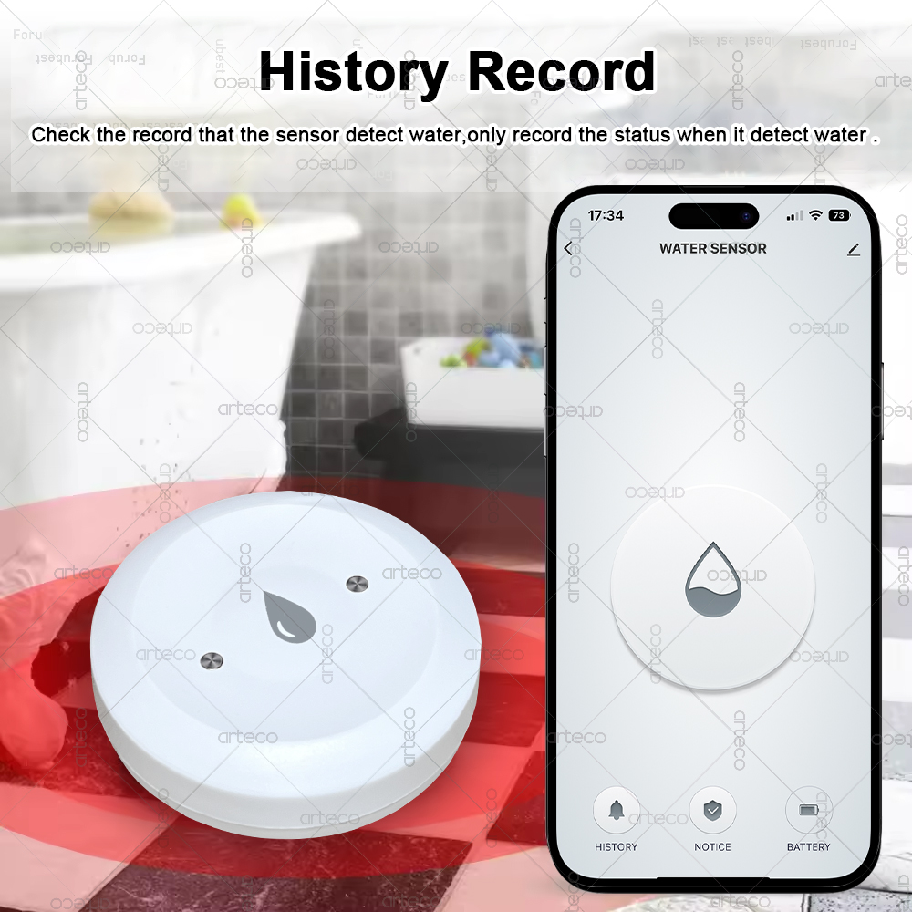 Smart Zigbee Water Sensor Floo - Smart Home Zigbee Gateway ulasan dan harga
