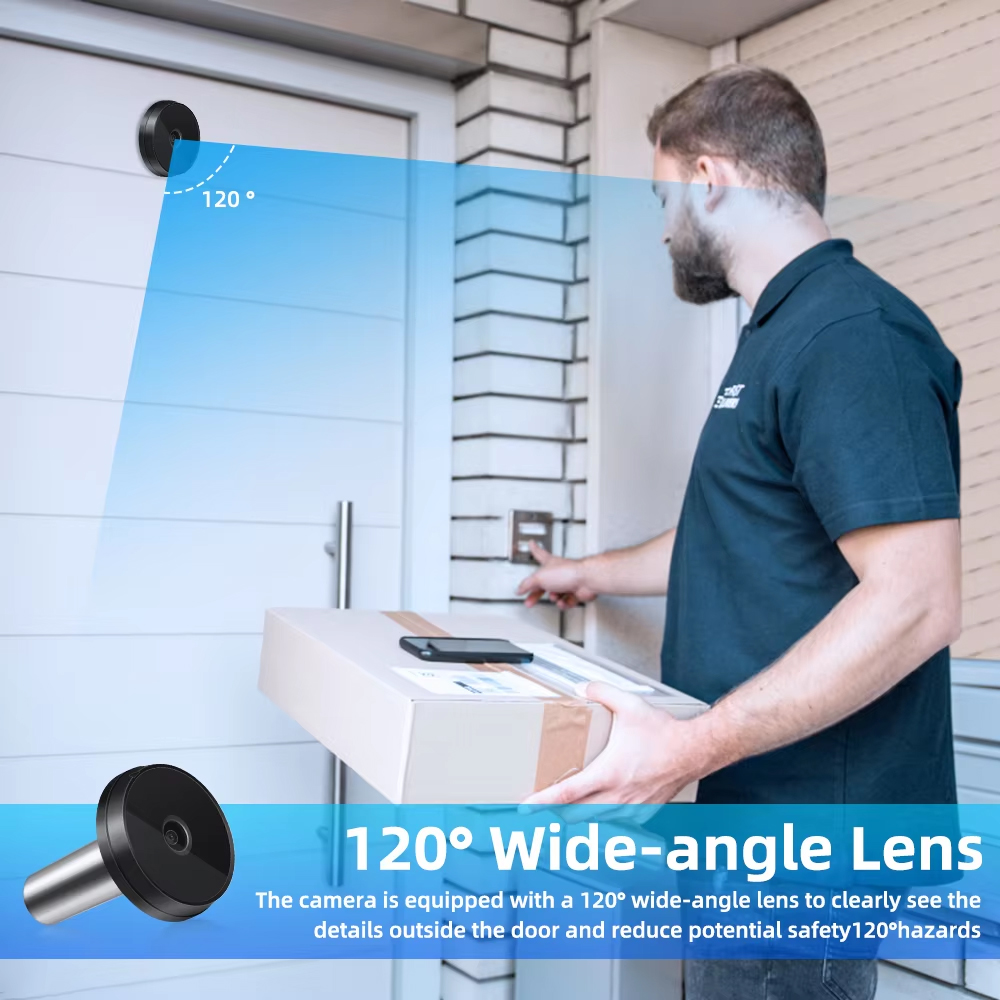 Hollarm 3.5 Inch Wireless Door - Smart Home Battery Camera ulasan dan harga