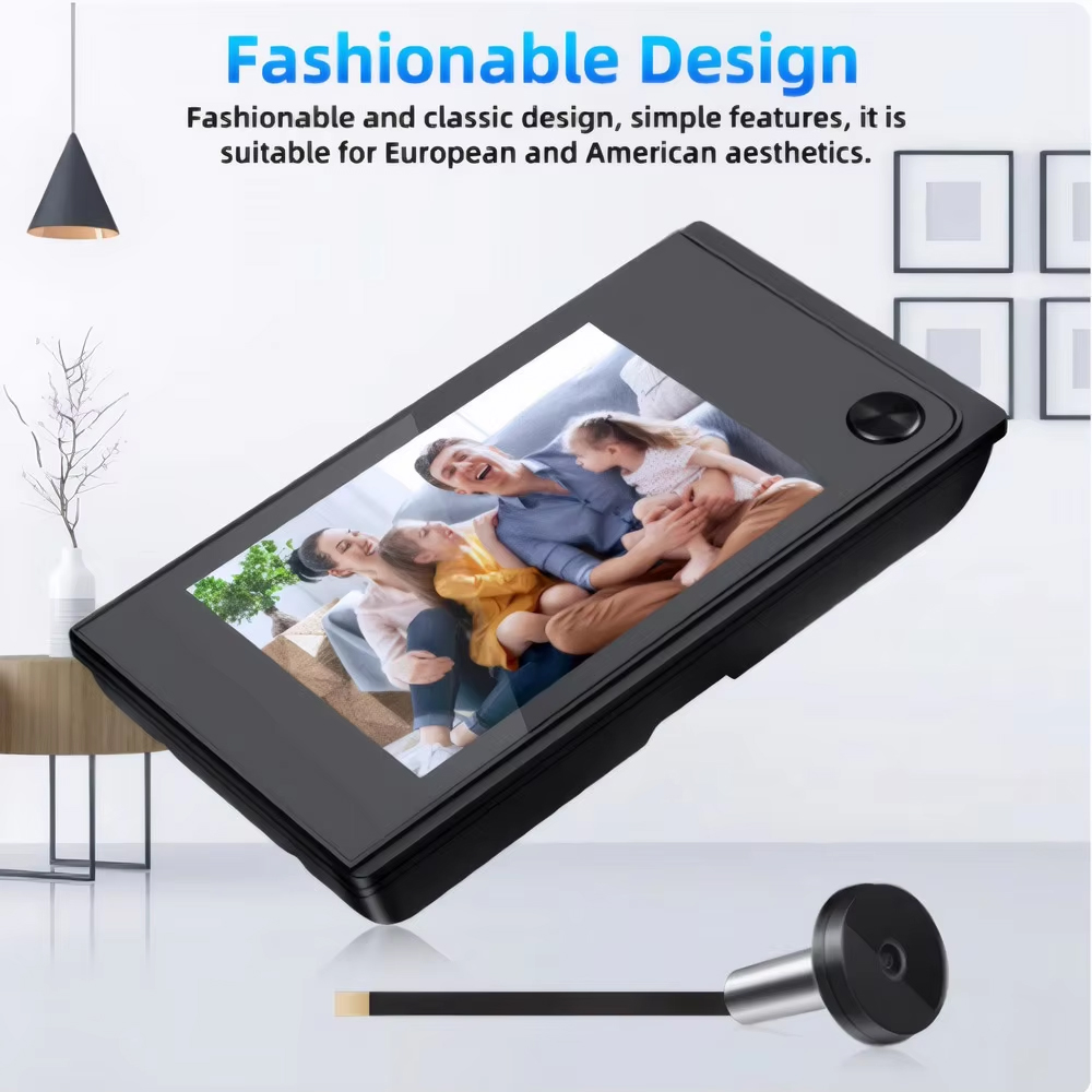 Hollarm 3.5 Inch Wireless Door - Smart Home Battery Camera ulasan dan harga