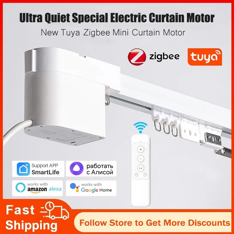 Tuya Zigbee Mini Smart Curtain - Smart Curtain Robot ulasan dan harga