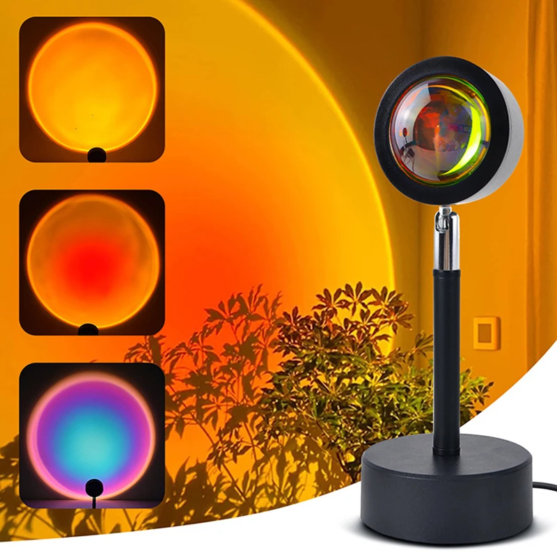 Smart LED Sunset Lamp Colorful - Smart Home Network ulasan dan harga