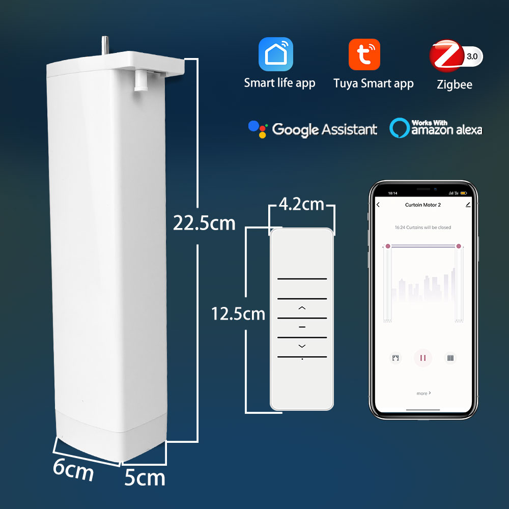 Tuya ZigBee Alexa Smart Curtai - Smart Curtain Robot ulasan dan harga