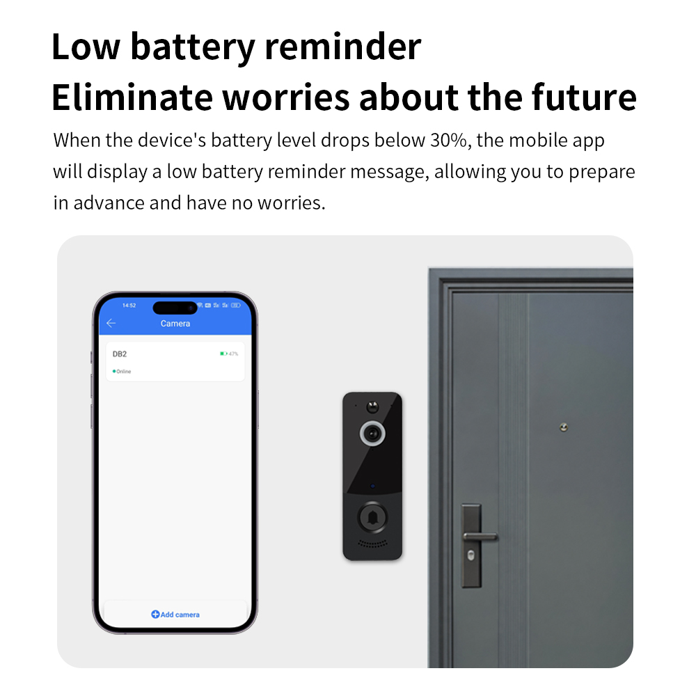 1080P WIFI Video Doorbell TTLO - Smart Home Battery Camera ulasan dan harga