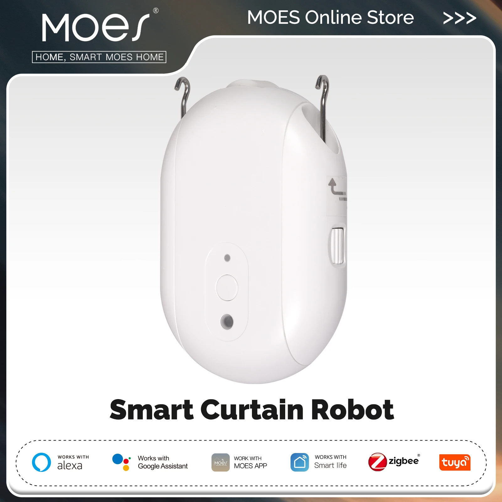 MOES Tuya ZigBee Smart Electri - Smart Curtain Robot ulasan dan harga