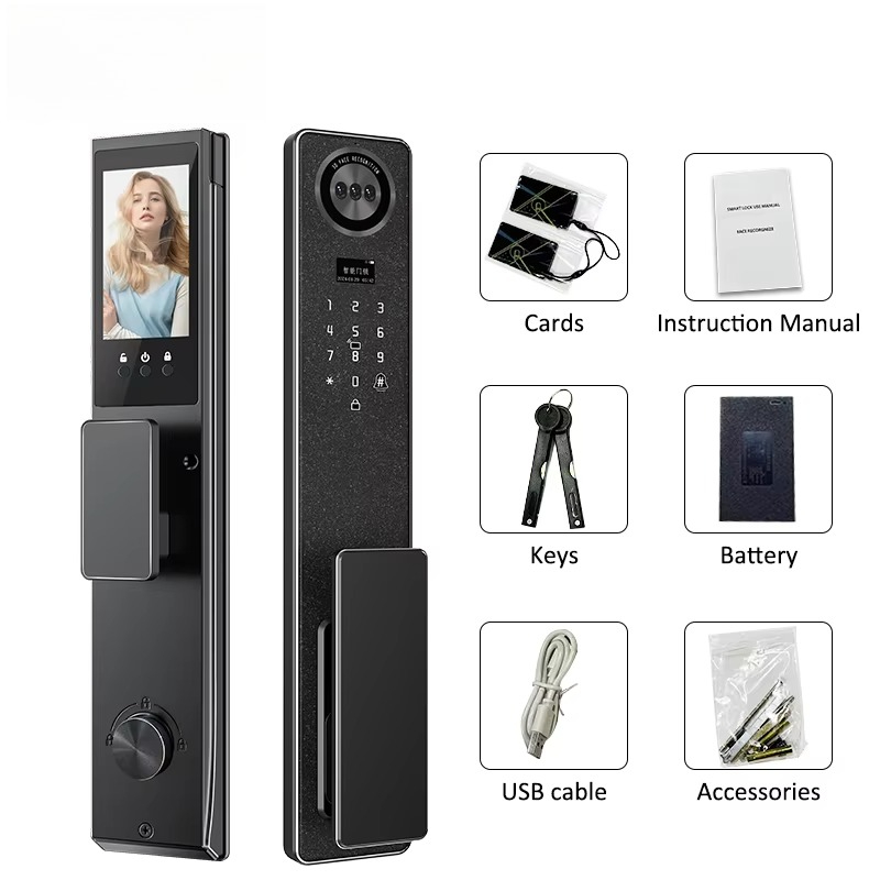 Tuya WiFi Smart Door Lock, Hom - Smart Home In Us ulasan dan harga