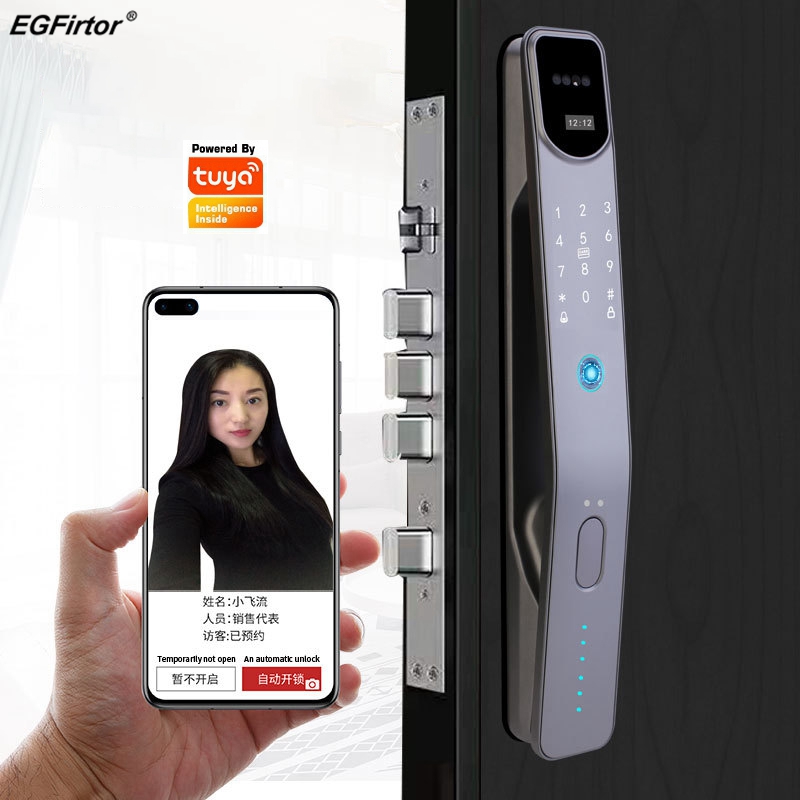 Tuya Wifi Electronic Fingerpri - Smart Home Battery Camera ulasan dan harga