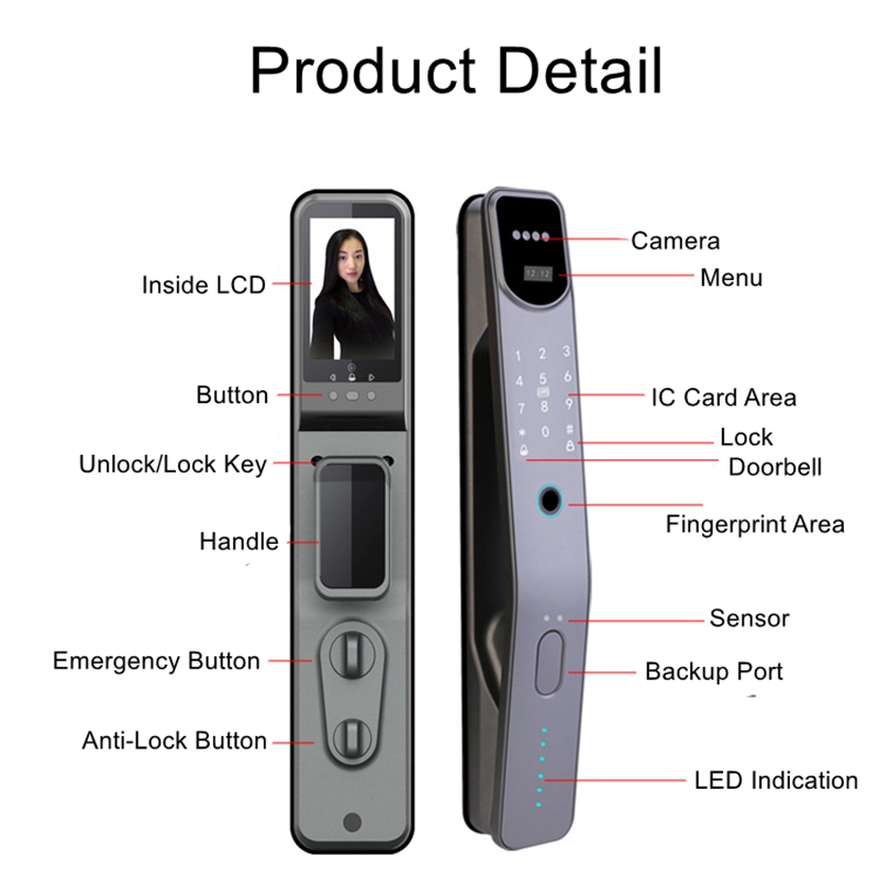 Tuya Wifi Electronic Fingerpri - Smart Home Battery Camera ulasan dan harga
