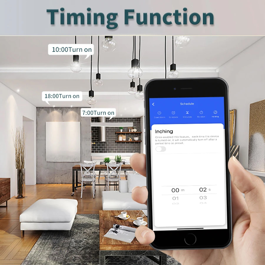 16A/20A Tuya WiFi Smart Switch - Alexa Compatible Bulb ulasan dan harga