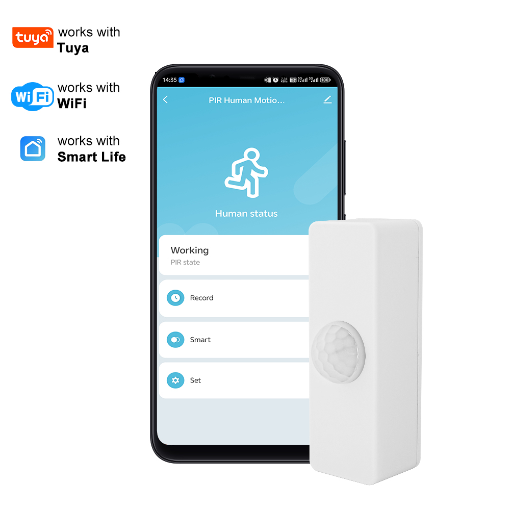 Tuya Smart PIR Motion Sensor S - Smart Home Wiser ulasan dan harga