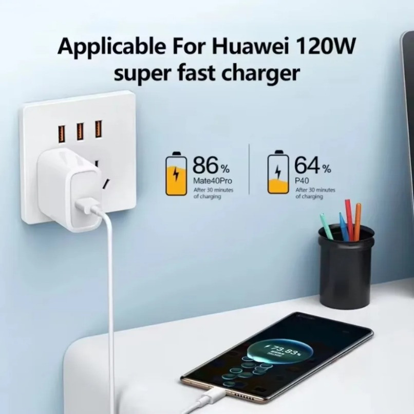 120W Super Fast Charging Cable - Smart Home Xiaomi Devices ulasan dan harga