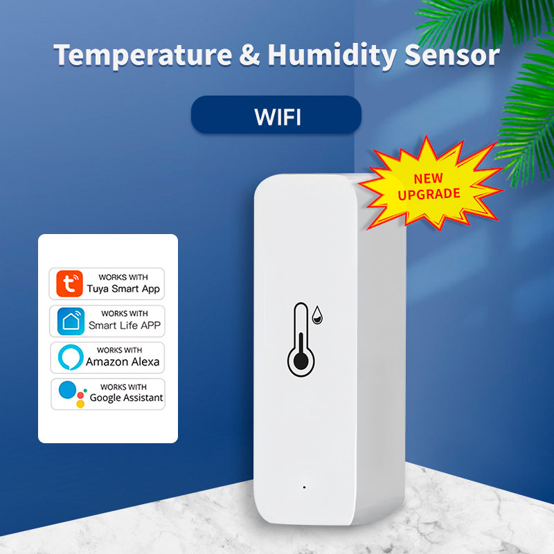 Tuya WiFi Temperature and Humi - Smart Home Voice Assistant ulasan dan harga