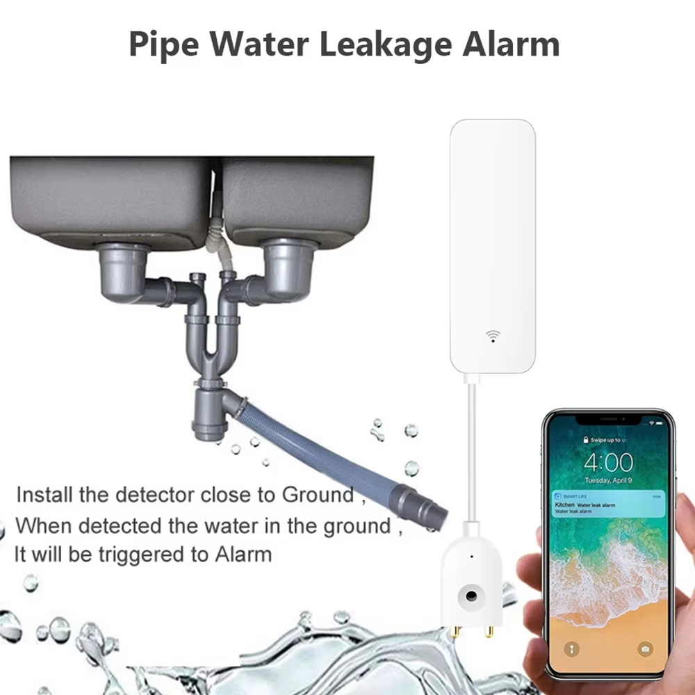 ZigBee WiFi Water Leak Sensor  - Smart Home Network ulasan dan harga