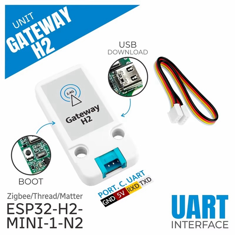 Unit Gateway H2 ESP32-H2 Threa - Smart Home Zigbee Gateway ulasan dan harga