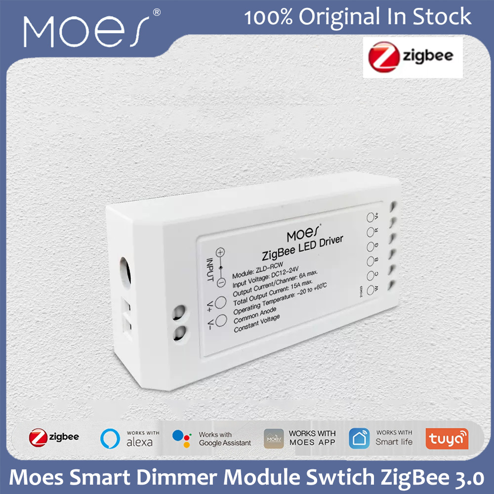 Moes Smart Dimmer Module Swtic - Alexa Compatible Bulb ulasan dan harga
