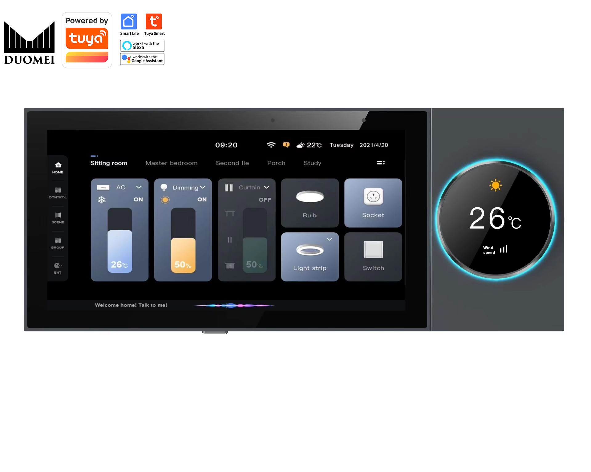 DUOMEI Smart Home System Tuya  - Smart Home Zigbee Gateway ulasan dan harga