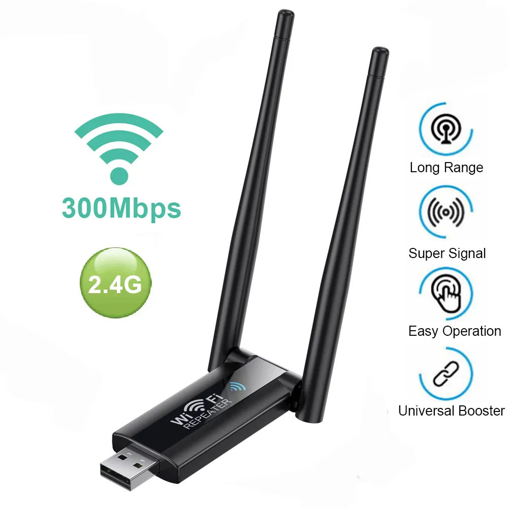 300Mbps Wireless WiFi Repeater - Smart Home Network ulasan dan harga