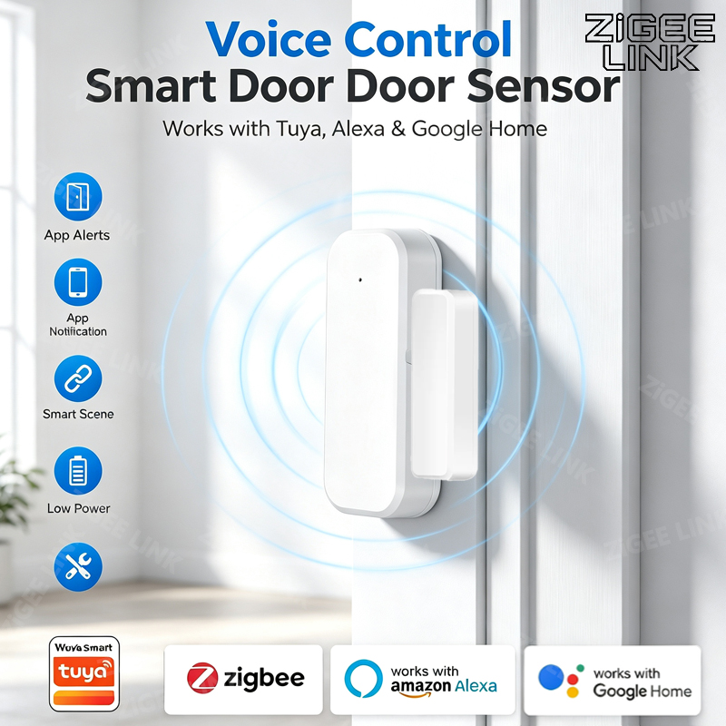 Zigbee3.0 Door Window Anti-The - Smart Home Voice Assistant ulasan dan harga