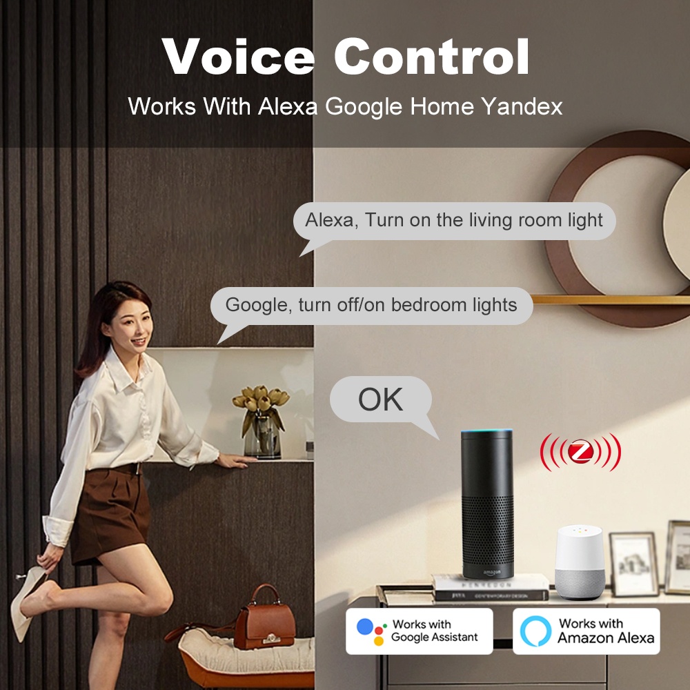 Smart Life ZigBee Push Button  - Smart Home Lighting Control ulasan dan harga