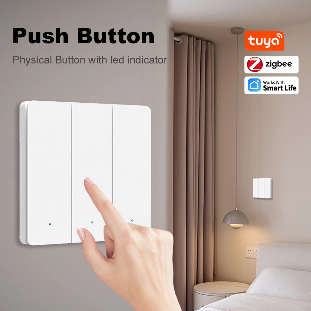 Smart Life ZigBee Push Button  - Smart Home Lighting Control ulasan dan harga