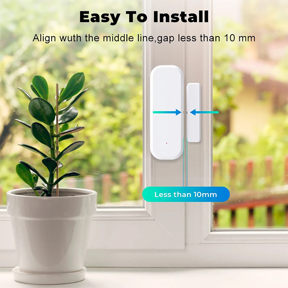 Tuya WiFi Smart Door Window Se - Smart Home Voice Assistant ulasan dan harga