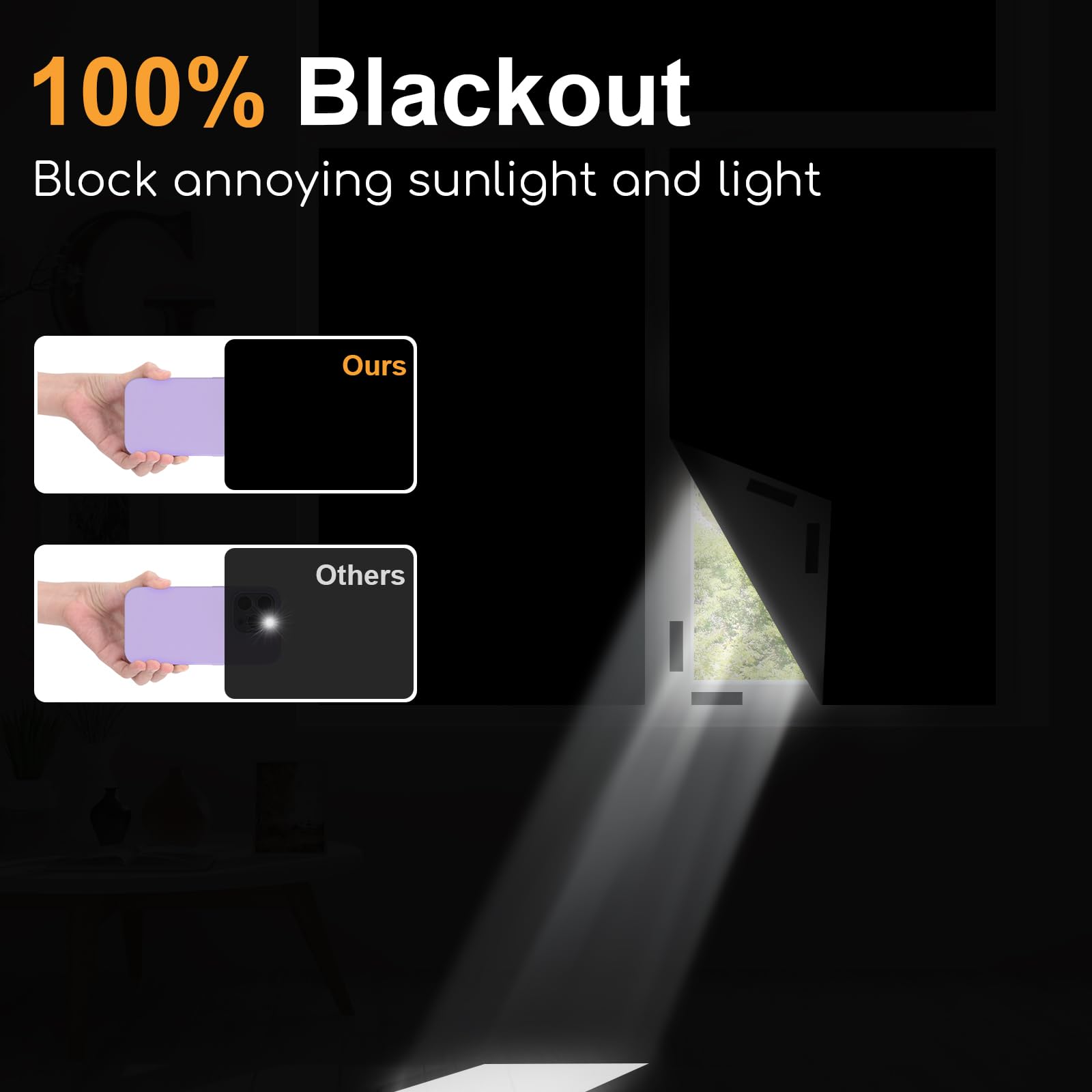 100% Blackout Curtain Darkest  - Smart Home Film ulasan dan harga