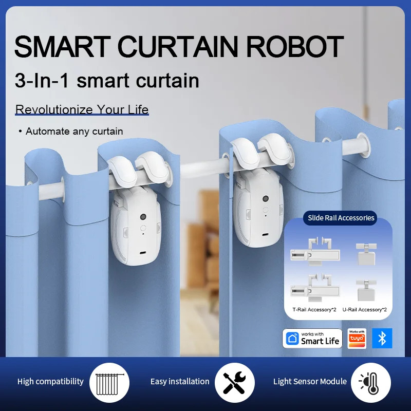 Smart Bluetooth Curtain Robot  - Smart Curtain Robot ulasan dan harga