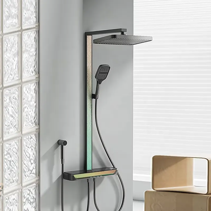 Brass Digital Waterfall Shower - Smart Home In Us ulasan dan harga