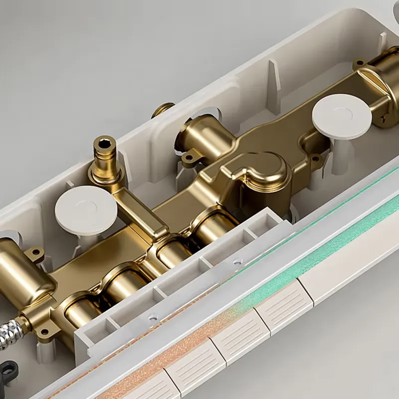 Brass Digital Waterfall Shower - Smart Home In Us ulasan dan harga