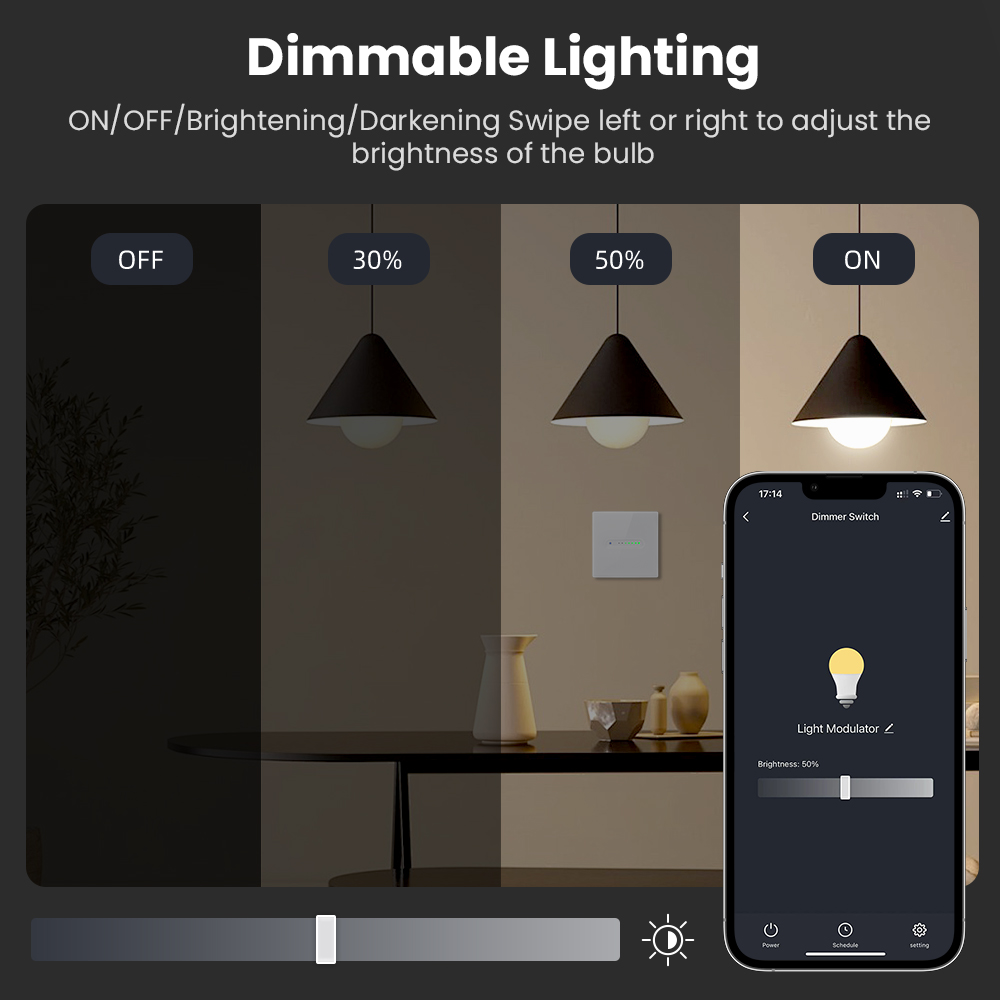AVATTO WiFi 1/2 Gang Smart Dim - Smart Home Lighting Control ulasan dan harga