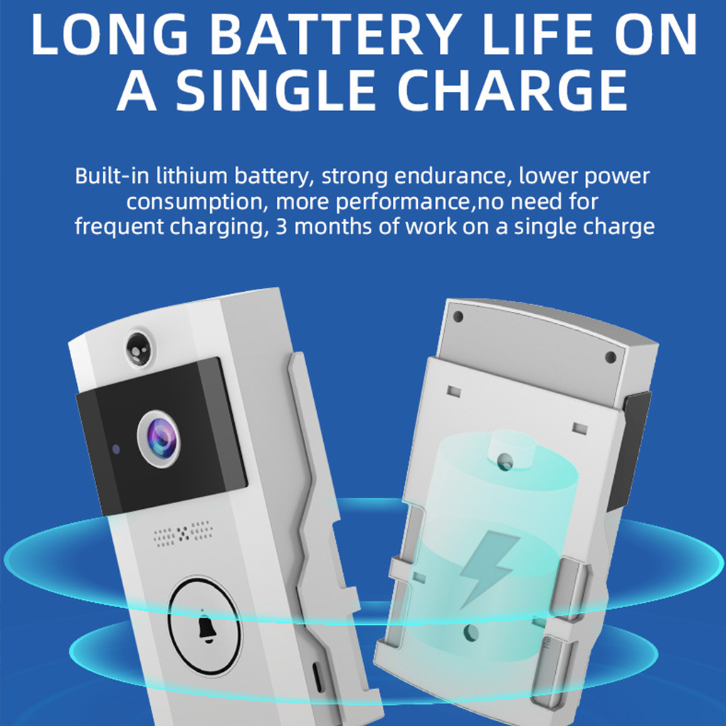 Wifivisual Doorbell Bell Camer - Smart Home Battery Camera ulasan dan harga