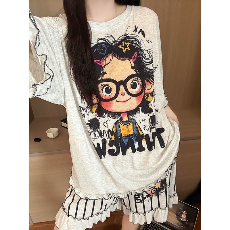 New Teenage Girls Casual Pajam - Smart Home In Us ulasan dan harga