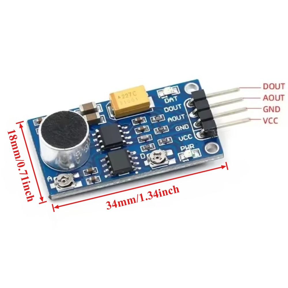 Sound Sensor Module LM386 Voic - Smart Home Arduino Project ulasan dan harga