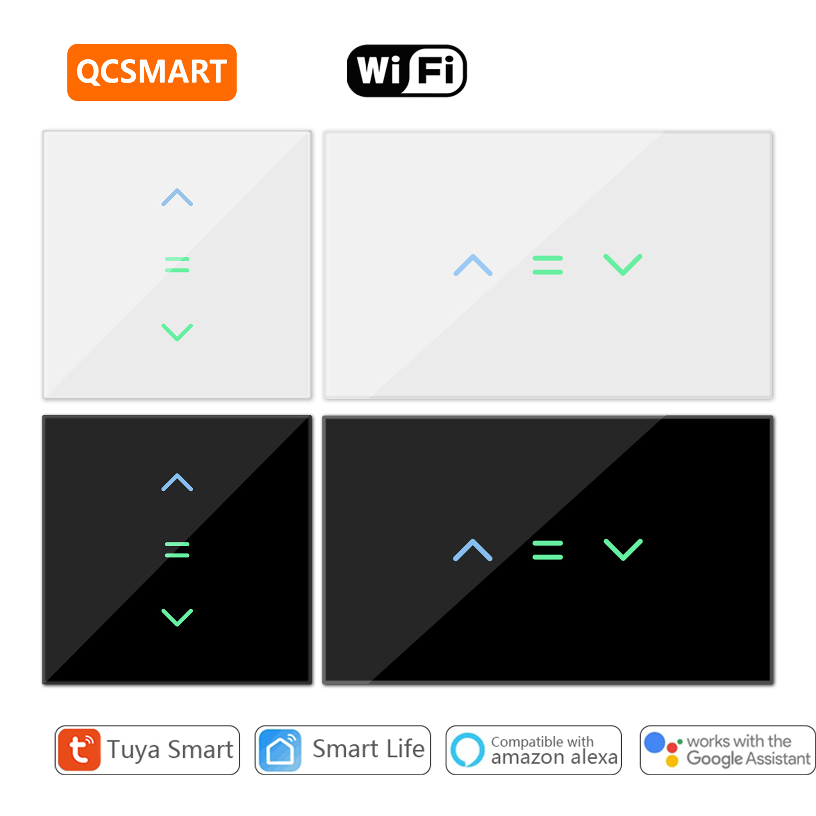 QCSMART Roller Shutter Blinds  - Smart Home Voice Assistant ulasan dan harga