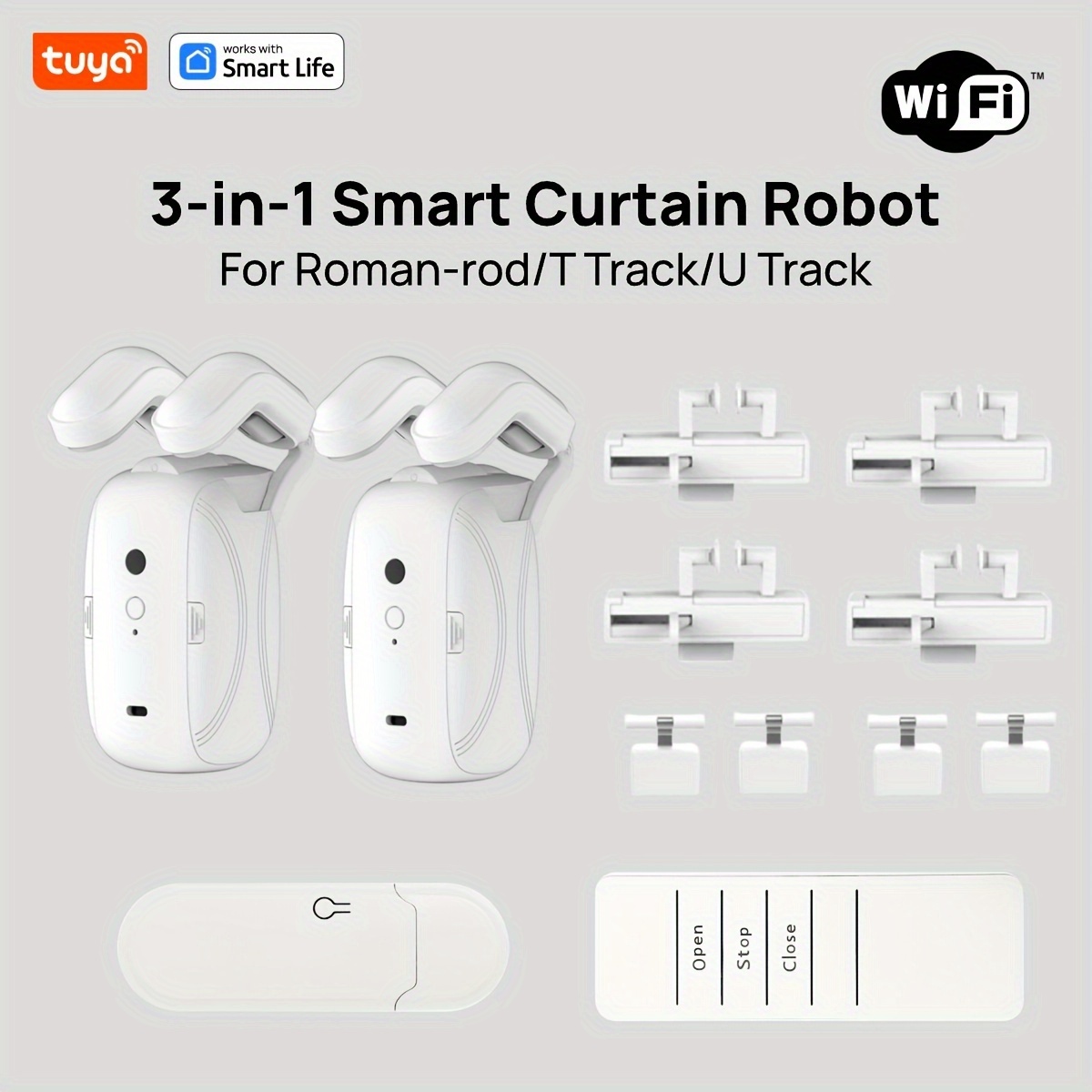 1/2PCS Tuya Smart WiFi Curtain - Smart Curtain Robot ulasan dan harga
