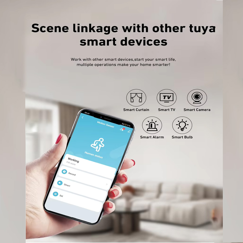 Smart PIR Motion Sensor WiFi Z - Smart Home Network ulasan dan harga