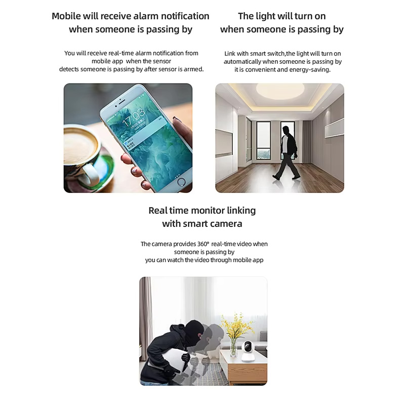 Smart PIR Motion Sensor WiFi Z - Smart Home Network ulasan dan harga