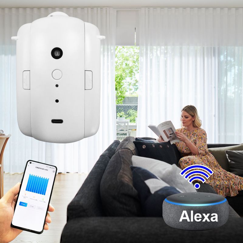 WiFi Smart Home Intelligent El - Smart Curtain Robot ulasan dan harga