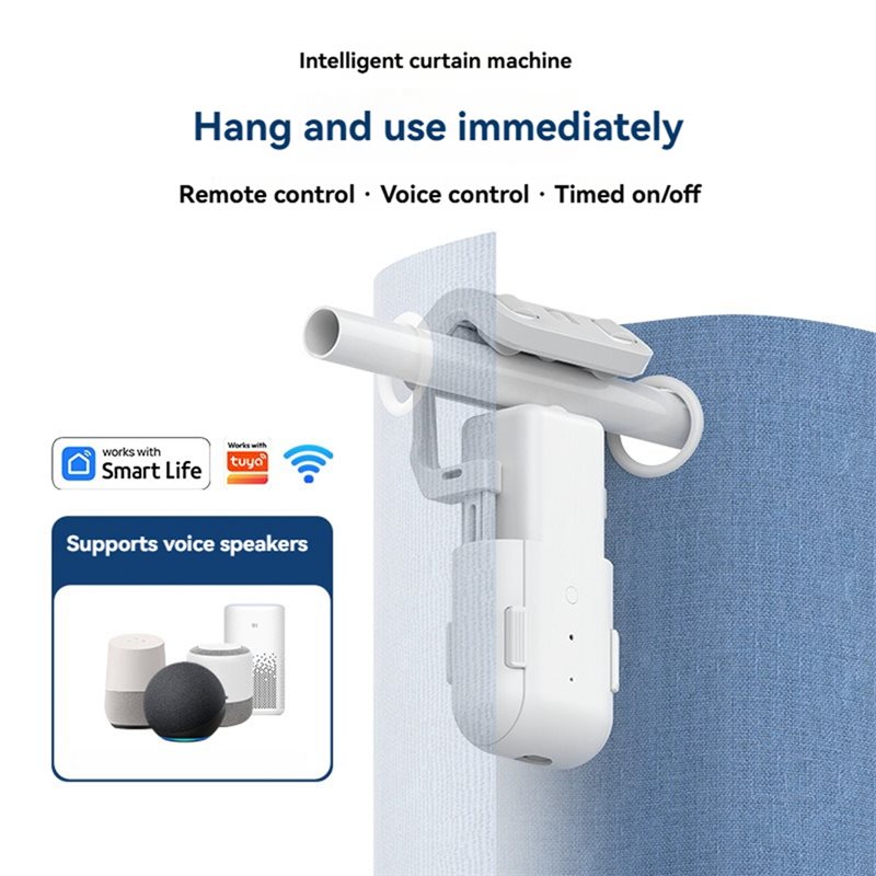 FYBL-Tuya Wifi Smart Curtain R - Smart Curtain Robot ulasan dan harga